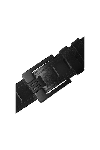 Deepsea Siyah %100 Hakiki Deri Erkek Spor Kemer Kolay Kısaltılabilir Kemer 2602686