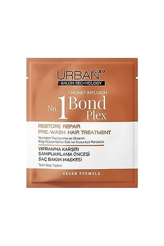 Urban Care No.1 Bond Plex Yıpranma Karşıtı Duş Öncesi Saç Bakım Maskesi 50 Ml- Vegan