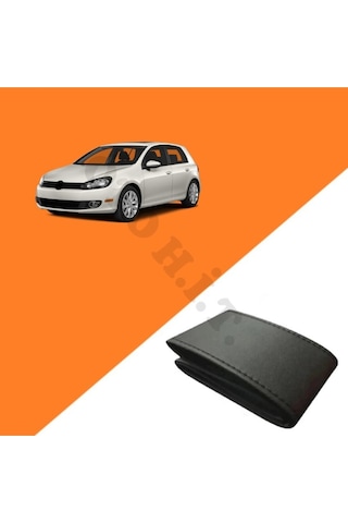 Volkswagen Golf 6 Uyumlu Deri Direksiyon Kılıfı Kaliteli Dikmeli Siyah