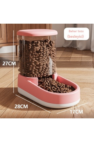 Pet Su Sebili Kedi Otomatik Çiftçi-pembe