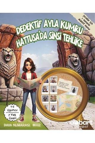 Oobart Dedektif Ayla Kumru Hattuşa'da Sinsi Tehlike, Çocuklar İçin Eğlenceli Dedektiflik Oyunu