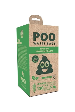 M-pets Poo Dışkı Poşeti 15 Yaprak Nane Kokulu 8li Paket