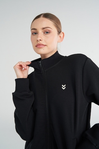 Hummel Pulse Female Fermuarlı Sweatshırt 922423-2001 Siyah