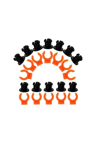 Yuvarlak Boru Kelepçesi 3d Yazıcı Aksesuarları Klips Şekli Boru Sabitleme Okul Kullanımı Plastik 30 Adet