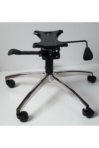 Kamusalmarket Makam Sandalyesi Yıldız Ayağı Çift Kollu Kuyruklu Mekanizma Çap 7
