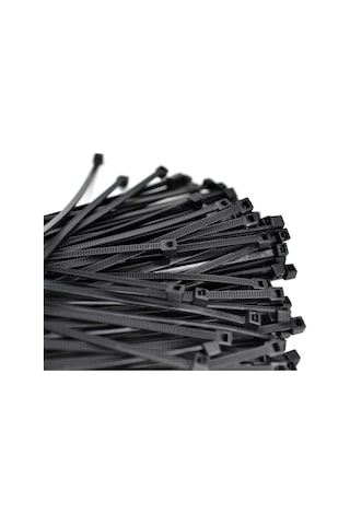 100x2,5 Ultraviyole Dayanıklı Kablo Bağı Siyah 100 Adetli Poşet