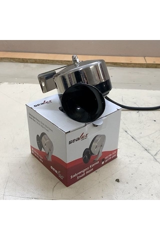 Tekne Salyangoz Korna. Paslanmaz Korna. Sealux Marka. 12V