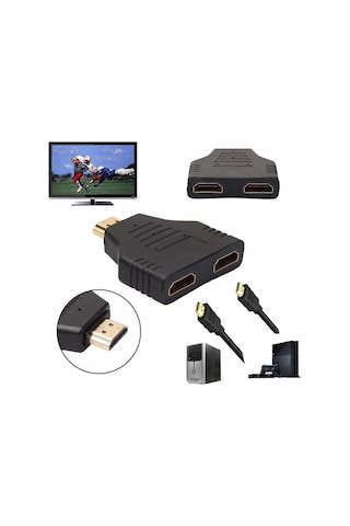 2 Port Hdmi Çoklayıcı Switch - 2 Giriş 1 Çıkış Çoğaltıcı Hub