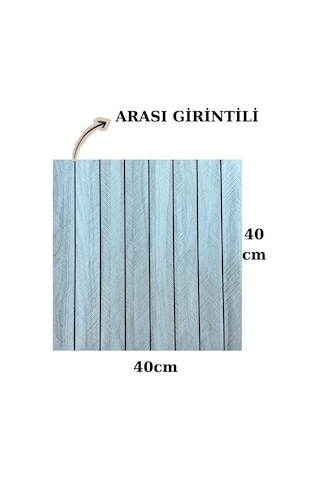 Kendinden Yapışkanlı Gri Girintili 3d Akustik Esnek Lambiri 40cmx40cm Duvar Paneli Kağıdı Nw210