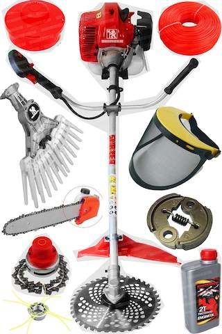 Swazer S10 Süper Set Yan Tipi Tırpan + 2T Yağ + Canavar Başlık +