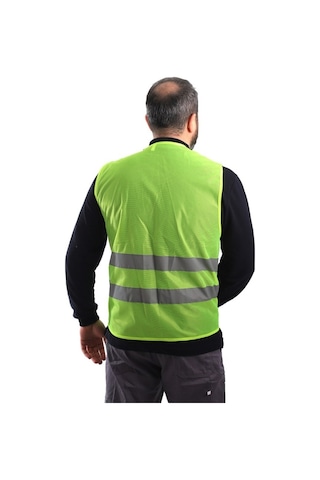 Eser - Ikaz Yeleği Sarı Bedenli - Ayarlanabilir 10 Lu Paket