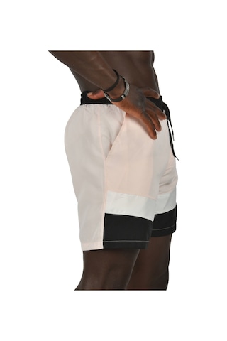 Deepsea Erkek Pudra Micro Kumaş Fileli Deniz Şortu 003