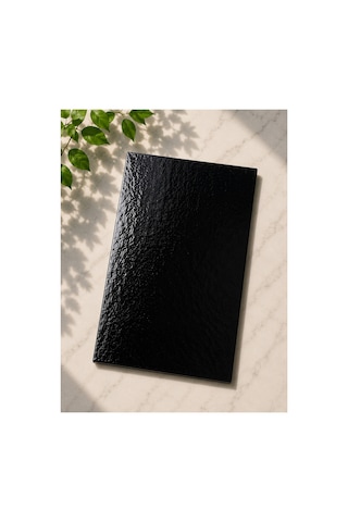 Dekoratif Vitray Cam Jet Siyahı Dokulu 21x29,7 Cm