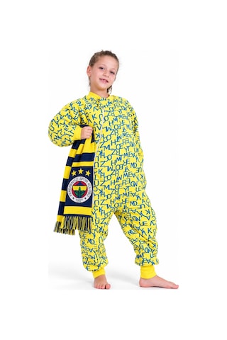 Babyhola 2.5 Tog Yorgan Gerektirmeyen Kalın Elyaf Dolgulu Çocuk Uyku Tulumu Pamuk Astarlı Unisex 6020 Sarı