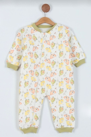 4-5-6 Yaş Elyaf Dolgulu 2 Tog Çocuk - Bebek Uyku Tulumu Beyaz