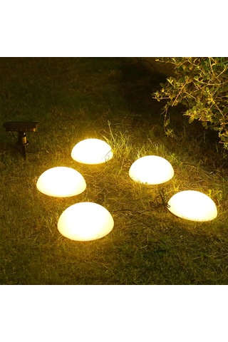 Homyl Güneş Zemin Led Açık Su Geçirmez Bahçe Çim Sıcak-ışık Sıcak Işık