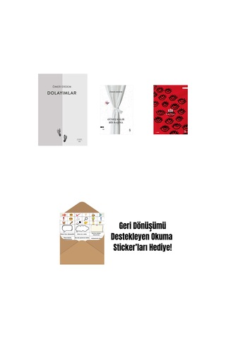 Dolayımlar + Güneş Kalır Bir Başına + Kör + Okuma Sticker'ları