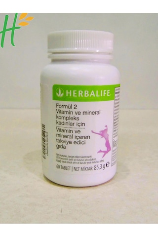 Herbalife Kadınlar için2 Vitamin ve Mineral Kompleks 60 Tablet