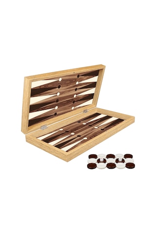 Yenigün Klasik Tavla Amerikan Cevizi Büyük Boy