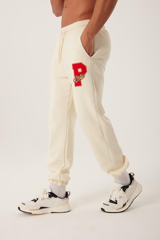 Polo State Erkek Jogger 3 İplik Eşofman Altı Ekru