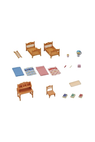 5338 Sylvanian Families, Çocuk Yatak Odası Seti, +3 Yaş, Figürler Ayrı Satılır. 44 Cats