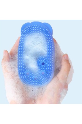 Mawrond Silikonlu Sünger Hazneli Banyo Hamam Kesesi