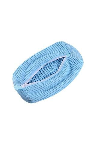 Ayakkabılar İçin Özel Çamaşır Makinesi Deformasyon Önleyici Yıkama Torbası Mavi