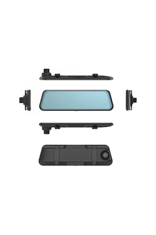 Newfron Nf-hs15 Aynalı Araç Kamerası Dvr 9.6 İnç 2 Kameralı Tf Kartlı