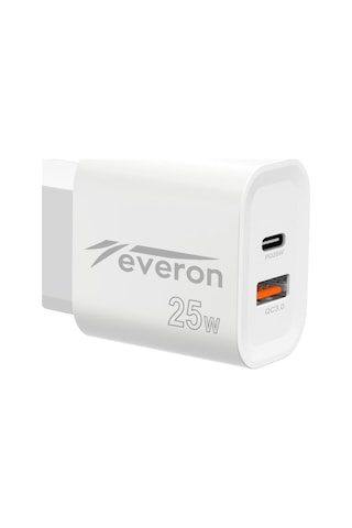 Everon EVR-023 25 W PD USB Type-C Girişli Hızlı Şarj Cihazı