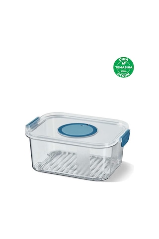 Seoul Buzdolabı Ürün Saklama Kabı 2'li Set 1200-2000 Ml. Çok Renkli