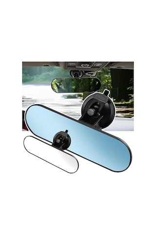 Tongxida Czc-220 Araba Vantuz Büyük Görüş Düz Dikiz Aynası Mavi Ayna