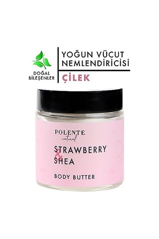 - Çilek & Shea Body Butter/yoğun Vücut Nemlendiricisi 100 Ml