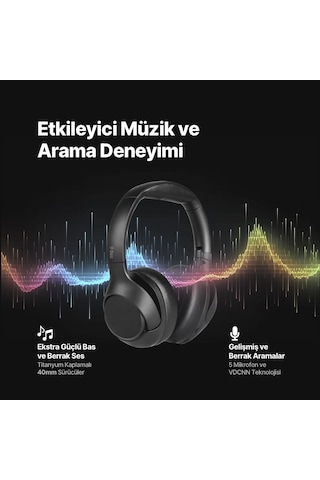 Ttec Soundmax Pro ANC Bluetooth 5.4 Kulaküstü Kulaklık