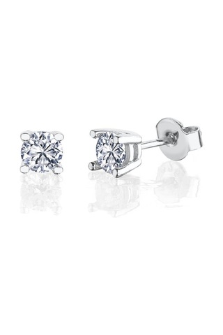 Mia Vento 1.20 Karat Effective Diamond Işıltılı Dokunuş İkili Tektaş Gümüş Set