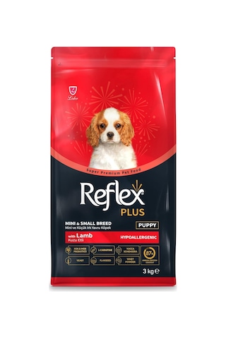 Plus Kuzu Etli Mini Ve Küçük Irk Yavru Köpek Maması 3 Kg