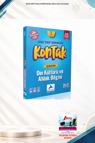 2026-2027 Paraf Yayınları 7. Sınıf Kontak Din Kültürü Konu Takip Denemeleri