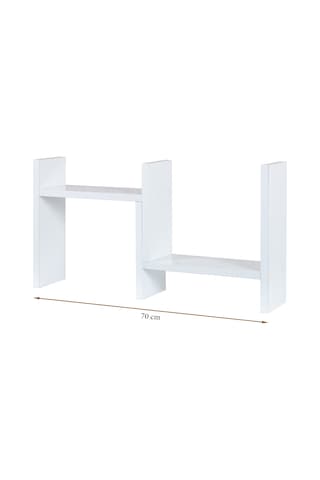 Tezgah Üstü Çok Amaçlı Organizer İkiz Baharatlık Beyaz