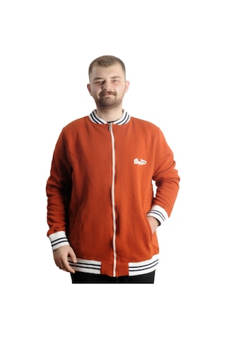 Mode XL Büyük Beden Erkek Kolej Mont Süper 22614 Tarçın Tarçın