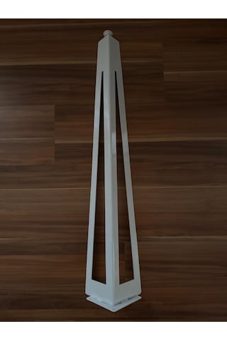 1 Adet Beyaz Renkli 72 Cm Dekoratif Masa Ayağı