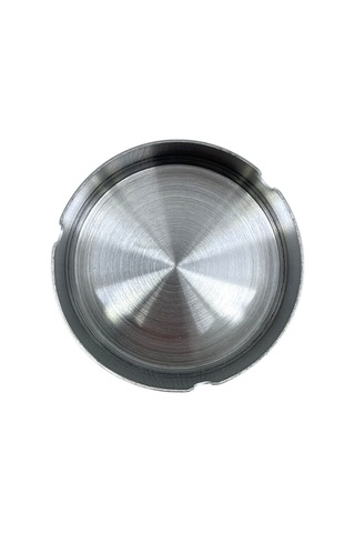 Paslanmaz Çelik Yuvarlak Metal Küllük - Lüks Fırçalanmış Tasarım 10 Cm