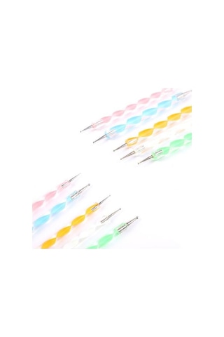 Merrys Nail Art Tırnak Süsleme Kalemi Dot Noktalama Kalem Seti 5'li
