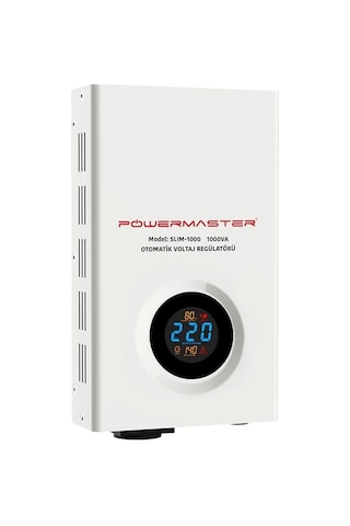 Powermaster 1000Va Otomatik Voltaj Kombi Regülatörü Slım-1000