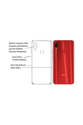 Xiaomi Redmi Note 7 Kamera Korumali Süper Silikon Kilif 553953877