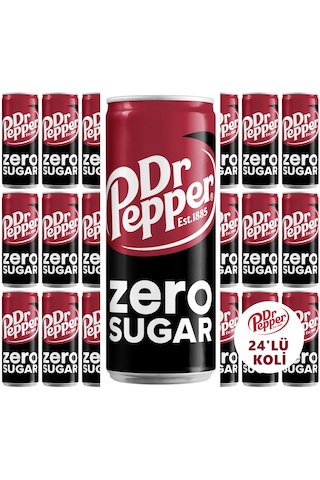 Dr Pepper Zero Sugar 24 x 330 ML