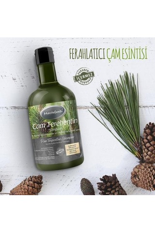 Mecitefendi Çam Terebentin Cansız Dökülen Saçlar için Şampuan 400 ML