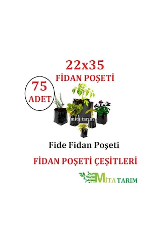 Fidan Poşeti Üretimi, 22X35, 75 Adet Fidan Poşeti, Fidan Tüpü,