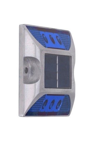 Yaozixa Alüminyum Levha Güneş Enerjili Yol Izleyici Işığı - Ip68 Su Geçirmez Mavi Işık Yol Markeri Adım Ve Yaya Yolları İçin