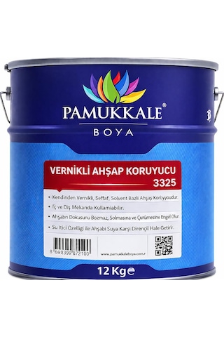 Pamukkale Ahşap Koruyucu Vernikli 12 Kg Fındık