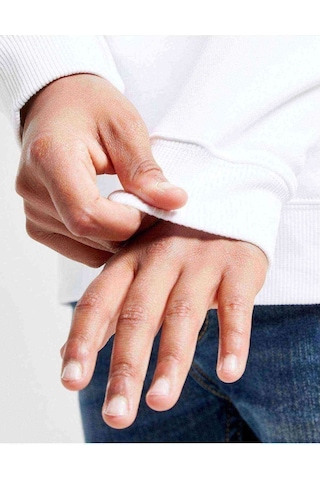 Anime One Piece Baskılı Unisex Çocuk Kapüşonlu Beyaz Sweatshirt (528916517)