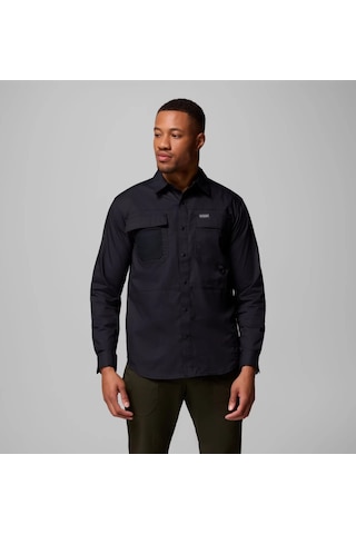 Columbia Am1594 Landroamer Twill Erkek Uzun Kollu Gömlek 2120581010 Siyah